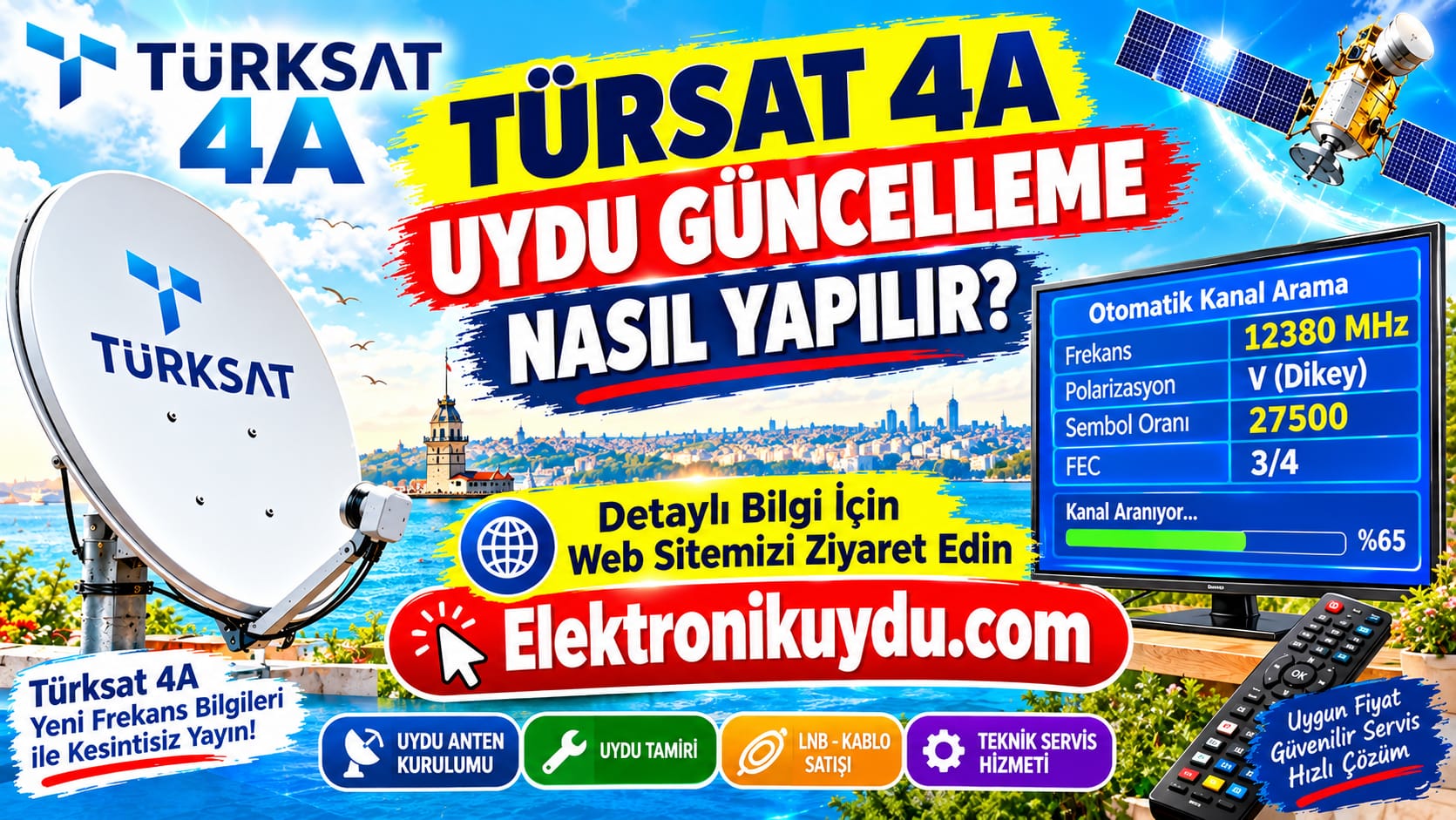 Türksat 4A otomatik kanal arama frekansı dahil olmak üzere 2026 Türksat frekansları arıyorsanız doğru yerdesiniz. Güncel Türksat 4A/5B/6A frekans listesi burada. Türksat 42.0 e frekans tüm kanallar arayanlar için,
